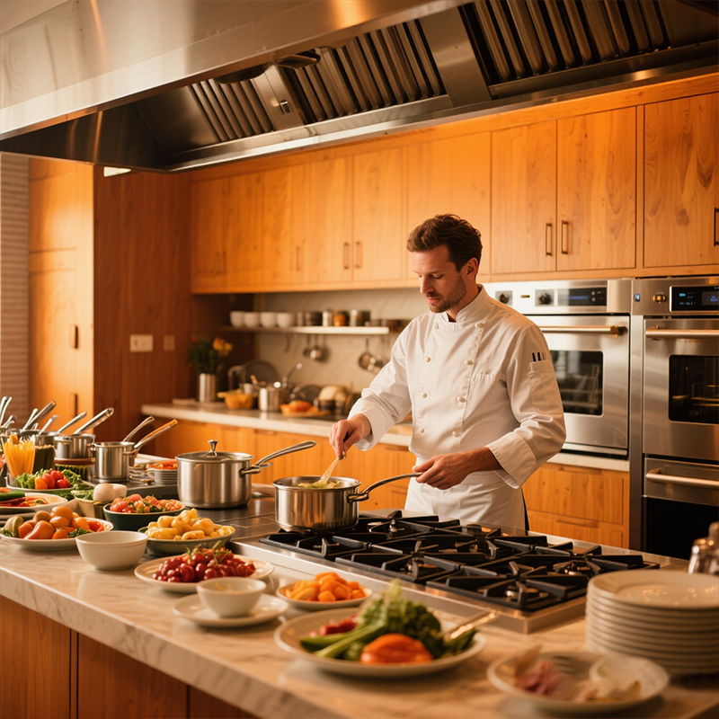 Range Commercial Kitchen - معدات المطبخ التجارية الأوتوماتيكية نطاق الطبخ