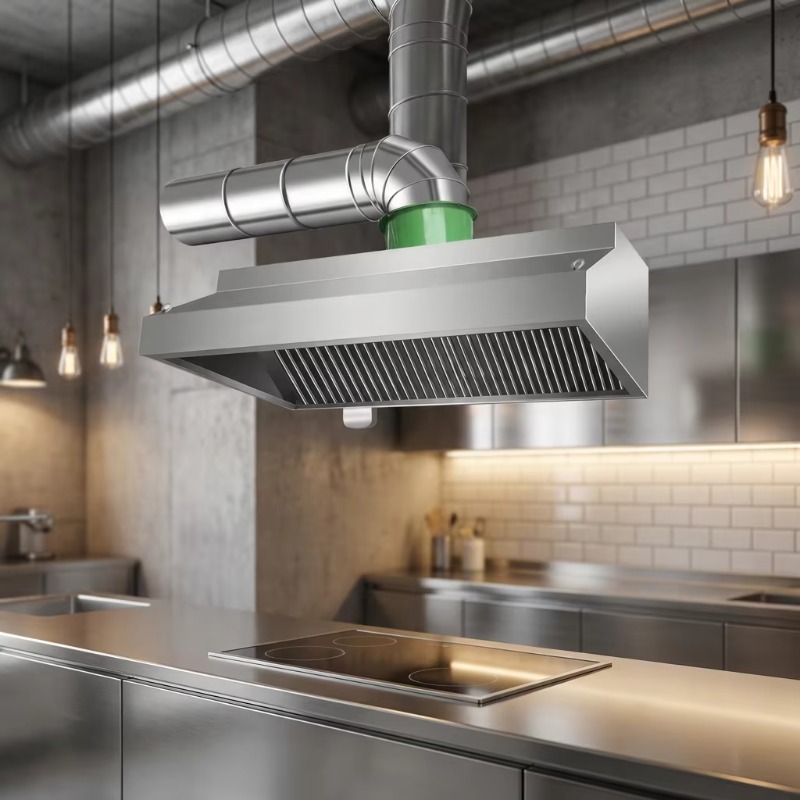 Commercial Kitchen Hoods - شفاط مطبخ تجاري قابل للتخصيص يثبت