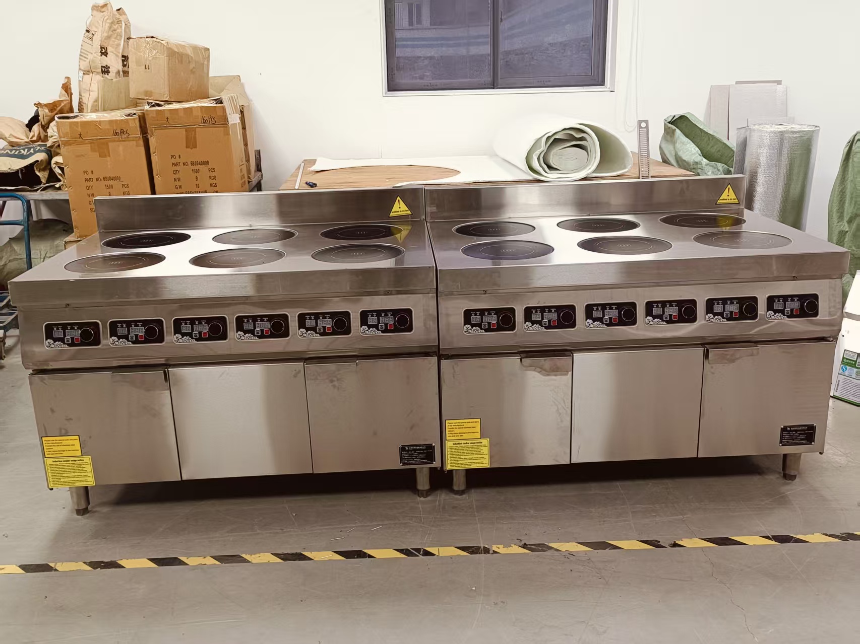 6*2.5/3.5kw مطعم مكافحة صالح ا - مراجعة Range Commercial Kitchen وسعره